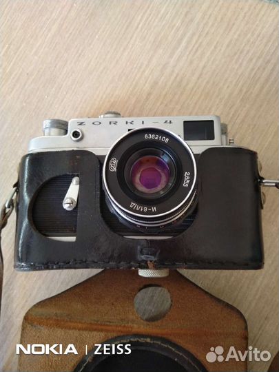Zorki - 4 плёночный фотоаппарат, фотообъективы