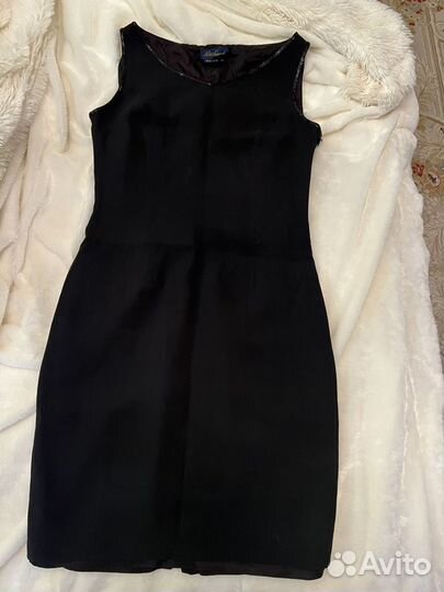 Черное итальянское платье Luisa Spagnoli
