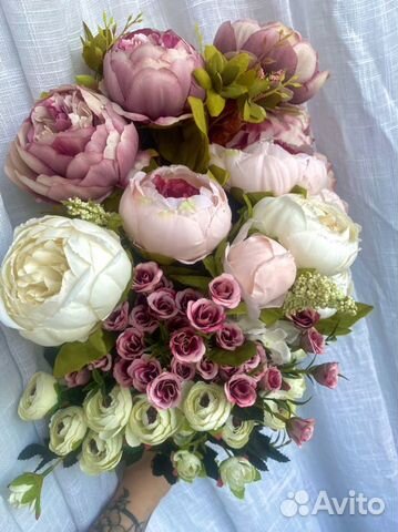 Искусственные цветы для декора свадьбы