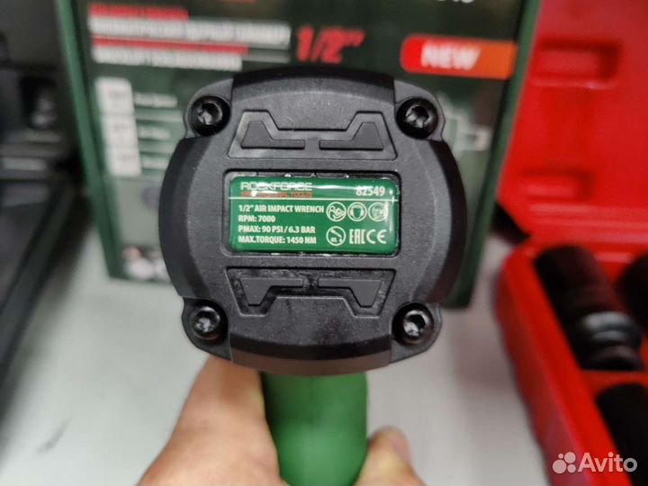 Пневматический ударный гайковерт Rockforce 1/2