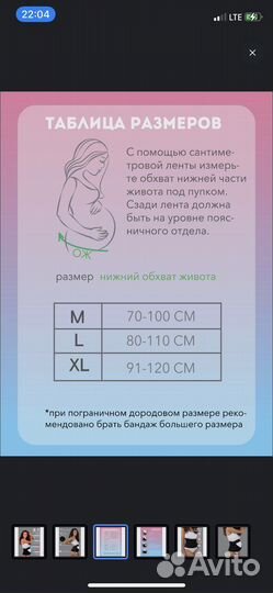 Бандаж для беременных новый 4в1