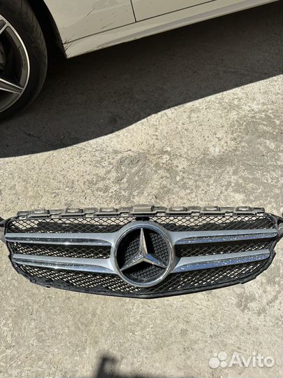 Решетка радиатора mercedes w205 оригинал