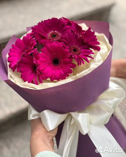 Букеты с Герберами. Свежие Цветы