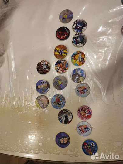 Фишки разных серий пакетом б/у