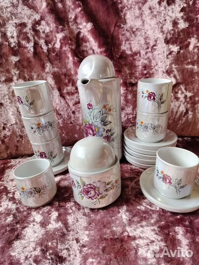 Посуда фарфор: Сервиз, чашки, блюдца, тарелка
