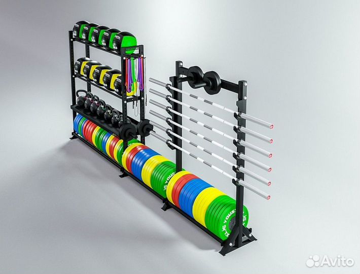 Модульные стеллажи YouSteel стм-4000-1950-грифы