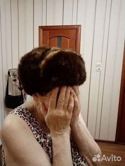 Мужская шапка норковая