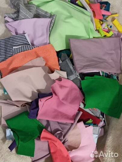 Лоскут трикотажа пакетом