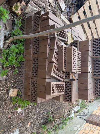 Кирпич облицовочный остатки