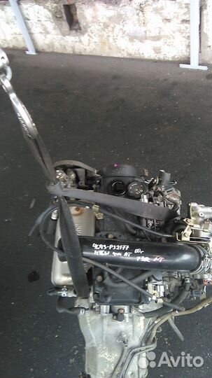 Двигатель в сборе двс mitsubishi pajero IO H76W 4G