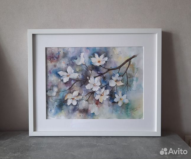 Картины акварелью 30х40, авторские работы