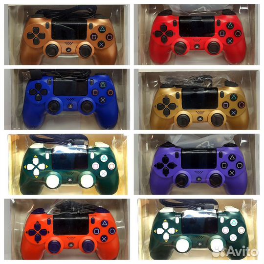 Геймпад Dualshock 4 v2 для PS4 принты, однотонные