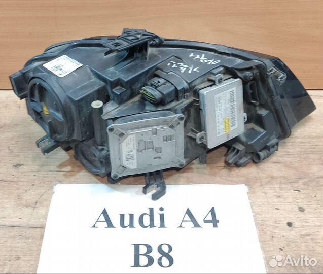 Фара левая адаптивный ксенон Audi A4 B8, 2010г