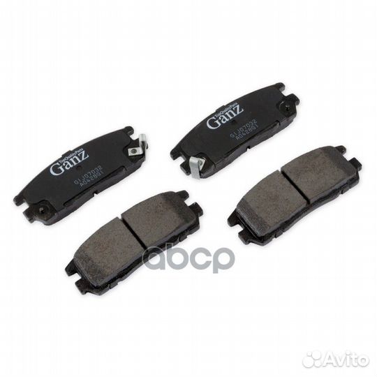 Колодки задние great wall Hover/opel FronA/B ganz