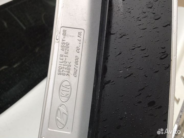 Спойлер на Солярис хетчбэк