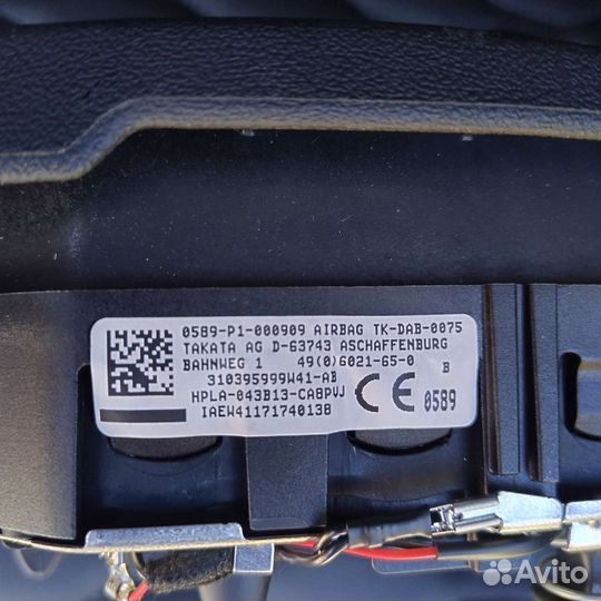 Подушка безопасности range rover sport