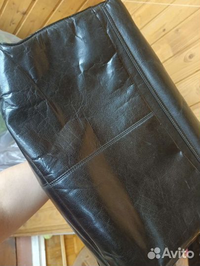 Мужской кожаный портфель