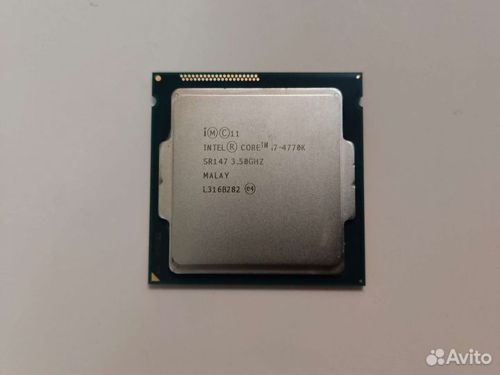 Процессор Intel Core I7 4770k lga 1150