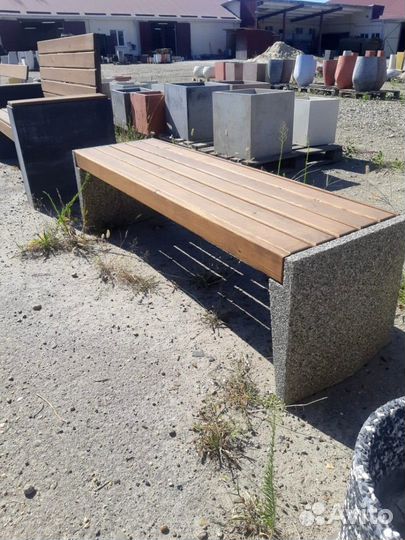 Скамейка из бетона в наличии и под заказ
