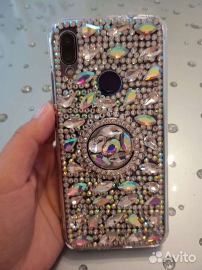 Новый чехол на xiaomi redmi note 7 с камнями