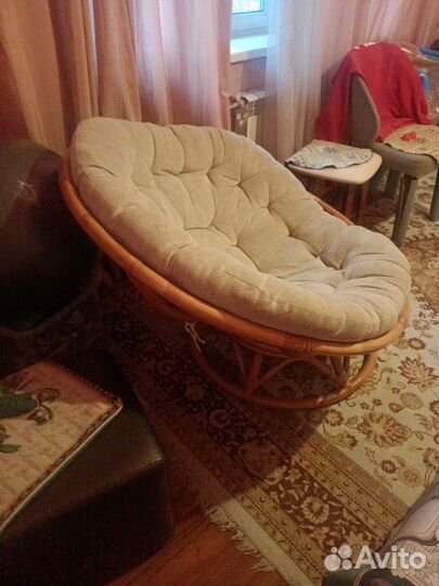 Кресло из ротанга бу