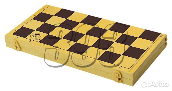 Шахматная доска складная без фигур (41645)