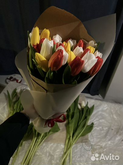 Готовые букеты тюльпанов с доставкой