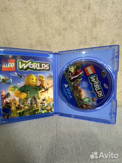 Диск с игрой Lego worlds ps4