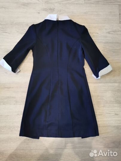 Платье школьное синее 122