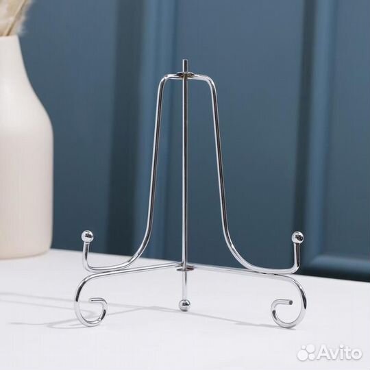 Подставка под тарелки Доляна, 1711 см, цвет хром