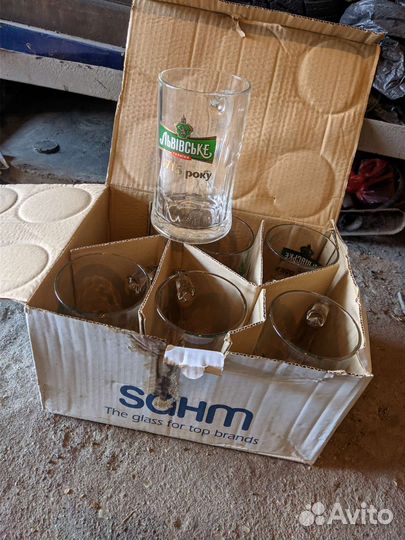 Бокалы пивные