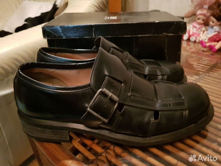 Сандали мужские кожанные ecco р.43