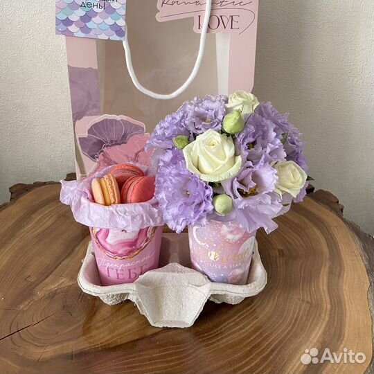 Эустома, роза, цветы, доставка цветов