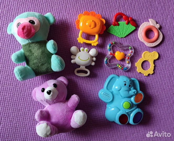 Развивающий коврик ферма + игрушки в подарок