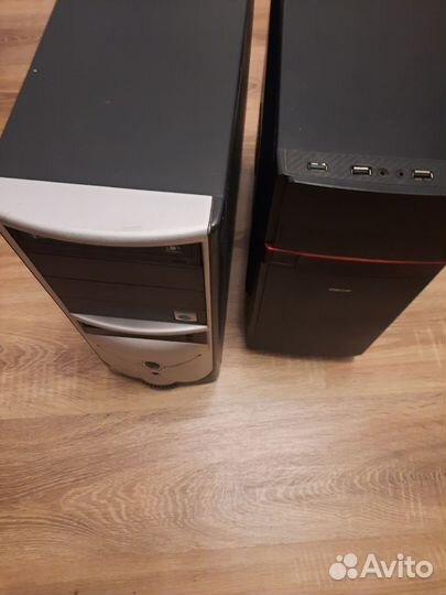 Корпуса от компьютеров отдам с деталями