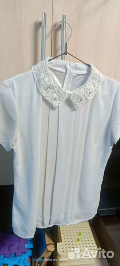 Блузки школьные 122 128 пакетом