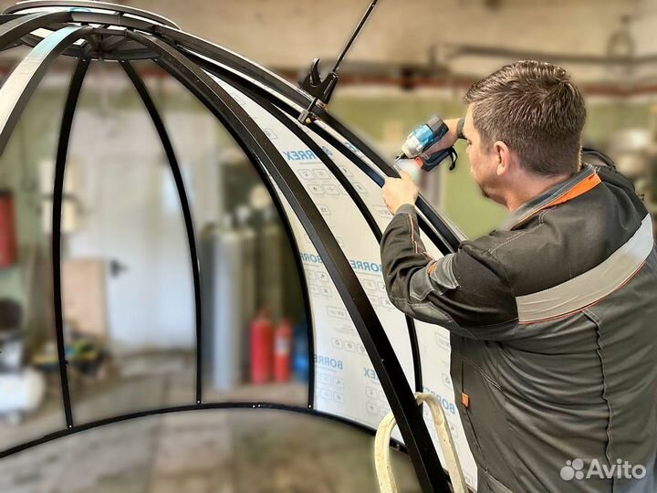 Купольная беседка для глэмпинга