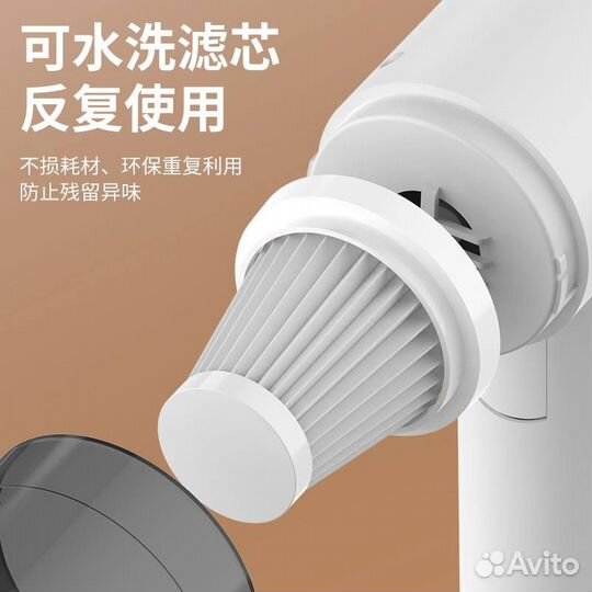 Автомобильный пылесос и вакууматор 2 в 1