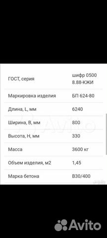 Железобетонные подкрановые балки 6000/800/300