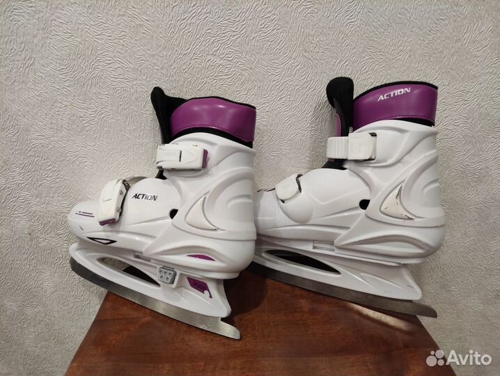 Коньки фигурные детские размер 29-32 раздвижные