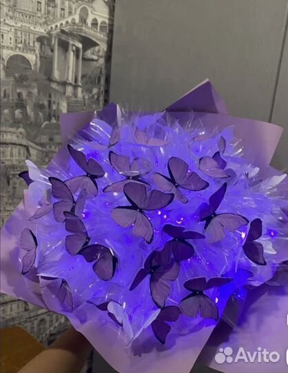 Букеты из бабочек