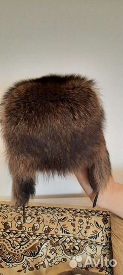 Шапка мужская енотовая