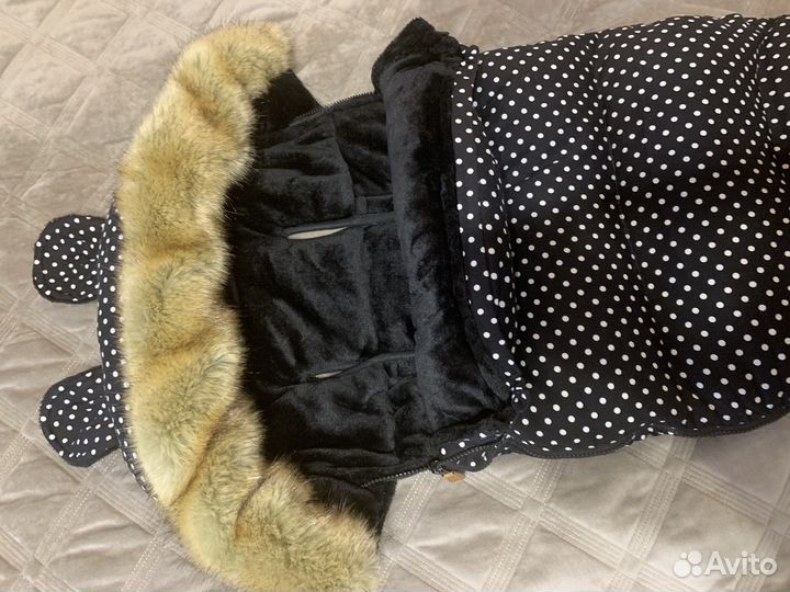 Детский зимний конверт в коляску