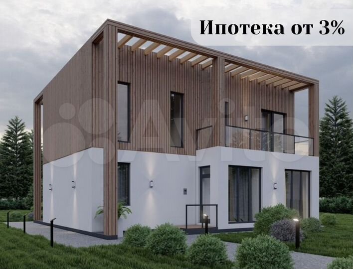 Коттедж 193 м² на участке 2,8 сот.