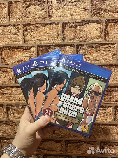Gta trilogy ps4/ новый в упаковке