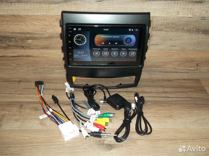 Магнитола 2DIN SsangYong Actyon Android GPS WiFi