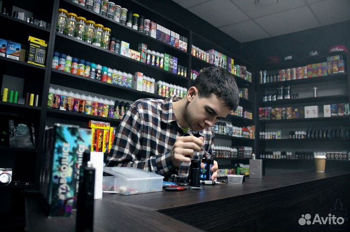 Магазин табака с аксессуарами для вейпов