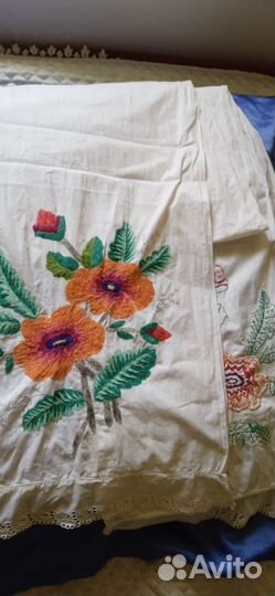 Рушник времён СССР и пододеяльник