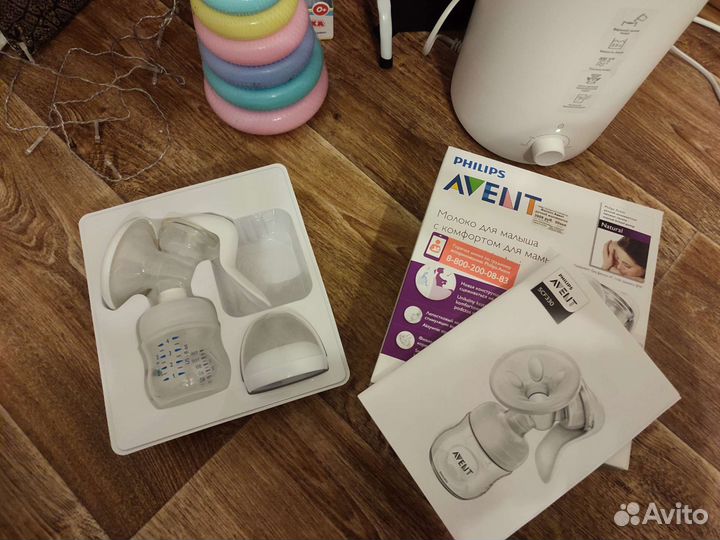 Молокоотсос avent ручной philips