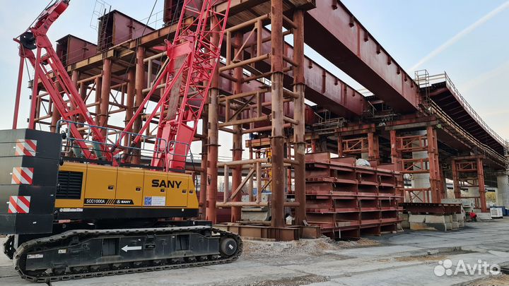 Гусеничный кран Sany SCC1000A, 2023